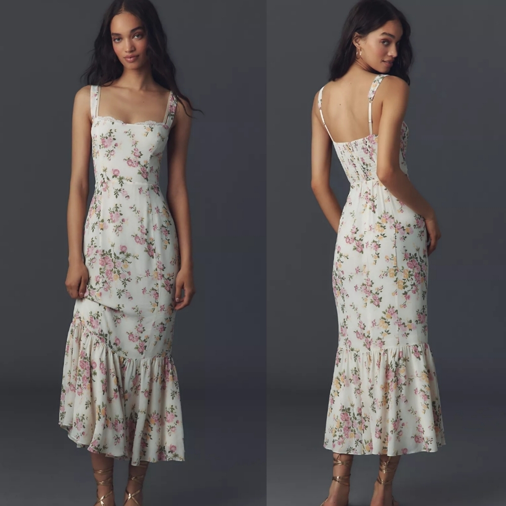 🔥NWT Reformation Irisa Floral Dress